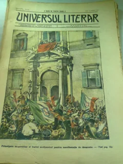UNIVERSUL LITERAR NR.11/12 martie 1911  (PRINCIPELE MOSTENITOR AL ITALIEI MULTUMIND PENTRU MANIFESTATIA DE DRAGOSTE)
