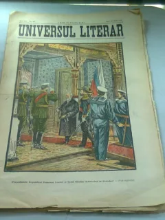 UNIVERSUL LITERAR NR.23/10 IUNIE 1902  (PRESEDINTELE REPUBLICII FRANCEZE LAUBET SI TARUL NICOLAE DEBARCAND LA PETERHOF)