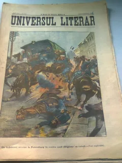 UNIVERSUL LITERAR NR.45/6 NOIEMBRIE 1906 (UN INDRAZNET ATENTAT LA PETERSBURG IN CONTRA UNEI DILIGENTE CU VALORI)
