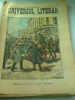 UNIVERSUL LITERAR NR.5/28 IANUARIE 1908  (GROAZNICUL ATENTAT DIN LISABONA)