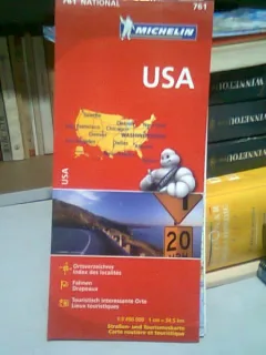 U.S.A. - HARTA TURISTICA