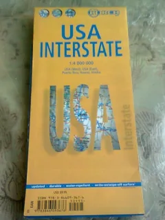 USA INTERSTATE  MAP BOOK  (CONTINE HARTI PLIATE)