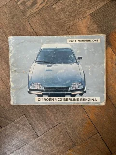 Uso E Manutenzione Citroen CX Berline Benzina