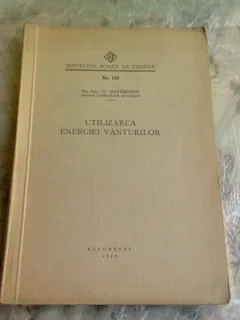 UTILIZAREA ENERGIEI VANTURILOR - M. MAYERSOHN