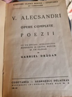 V. Alecsandri - Opere complete. Poezii