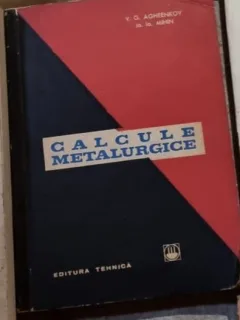 V. G. Agheenkov, Ia. Mihin - Calcule Metalurgice