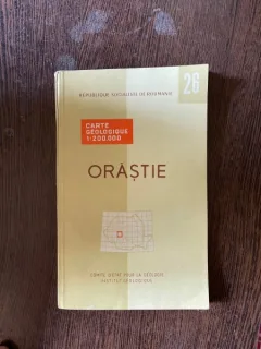 V. Ianovici - Orastie. Harta geologica