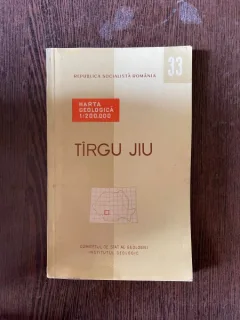 V. Ianovici - Targu Jiu. Harta geologica