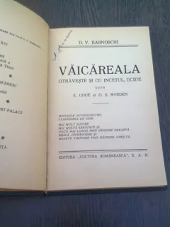 VAICAREALA OTRAVESTE SI CU INCETUL, UCIDE - D.V. BARNOSCHI