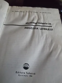 Valentin Nastase, Florin Ionescu, DESENUL TEHNIC in industria LEMNULUI,