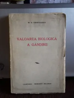 VALOAREA BIOLOGICA A GANDIRII - D. CHIRCULESCU