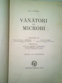 VANATORI DE MICROBI - PAUL DE KRUIF