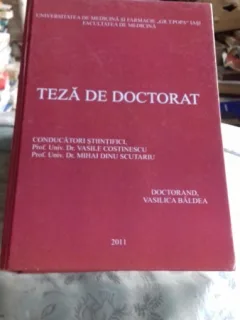 VARIANTE ANATOMICE ALE REPERELOR CHIRURGICALE UTILIZATE IN DIAGNOSTICUL SI ABORDUL ANDOSCOPIC RINO-SINUSAL - VASILICA BALDEA/TEZA DE DOCTORAT