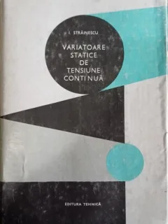 Variatoare statice de tensiune continua - I. Strainescu