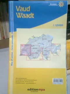 VAUD WAADT (SUISSE) - HARTA TURISTICA