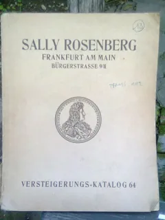 VERSTEIGERUNGS  KATALOG 64/1928   (CATALOG LICITATIE NR.64/1928)