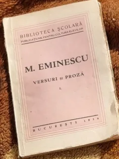 Versuri si proza - M. Eminescu