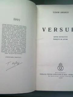 VERSURI - TUDOR ARGHEZI