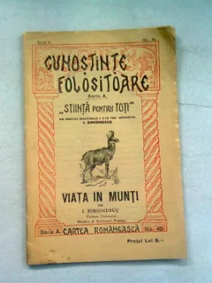 VIATA IN MUNTI - I. SIMIONESCU