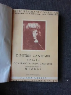 VIATA LUI CONSTANTIN-VODA CANTEMIR - DIMITRIE CANTEMIR