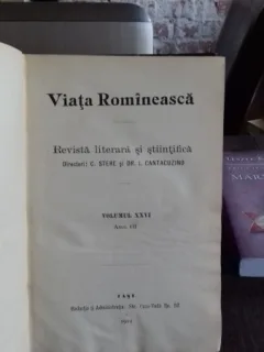 VIATA ROMANEASCA - REVISTA LITERARA SI STIINTIFICA. ANUL VII, 1912