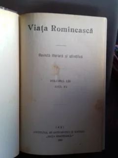 VIATA ROMANEASCA - REVISTA LITERARA SI STIINTIFICA. ANUL XV, 1923