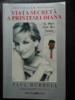 VIATA SECRETA A PRINTESEI DIANA- PAUL BURRELL