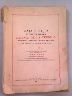 VIATA SI SLUJBA SFANTULUI IERARH CALINIC DE LA CERNICA