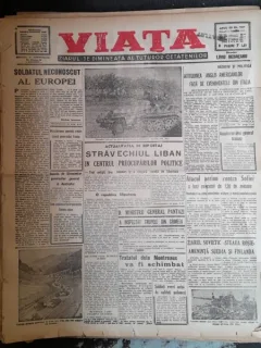Viata, ziarul de dimineata al tuturor cetatenilor nr.930/1943, an III