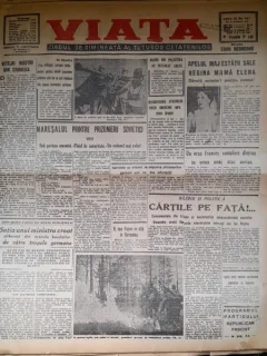 Viata, ziarul de dimineata al tuturor cetatenilor nr.931/1943, an III