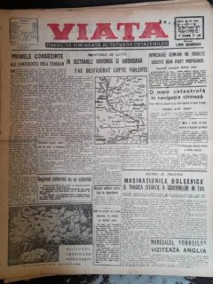 Viata, ziarul de dimineata al tuturor cetatenilor nr.960/1943, an III
