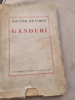 Victor Eftimiu - Ganduri (cu dedicatie)