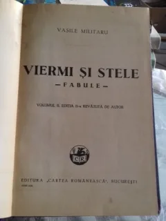 VIERMI SI STELE. FABULE - VASILE MILITARU   VOL.2
