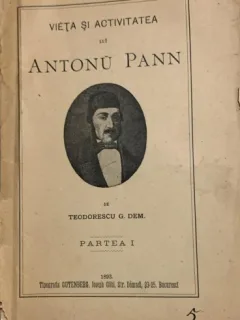 Vieta si activitatea lui Antonu Pann - G. Dem. Teodorescu