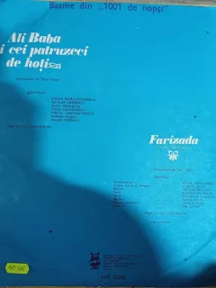 Vinil cu povesti: Ali Baba si cei patruzeci de hoti; Farizada