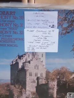 Vinil Mozart - Simfonia nr. 39