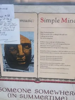Vinil Simple Minds - Someone Somewhere