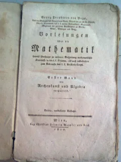 VORLESUNGEN ÜBER DIE MATHEMATIK   (CARTE IN LIMBA GERMANA)