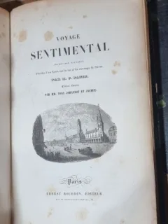 Voyage Sentimental. Precedee dun Essai sur la vie et les ouvrages - M.J. Janin