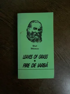Walt Whitman - Leaves of grass (editie bilingva cu dedicatia traducatorului Mihnea Gheorghiu)
