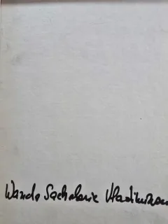Wanda Sachelarie Vladimirescu - text de Dan Grigorescu - cu dedicatie