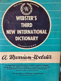 Webster s third new intenational dictionary - A Merriam-Webster
