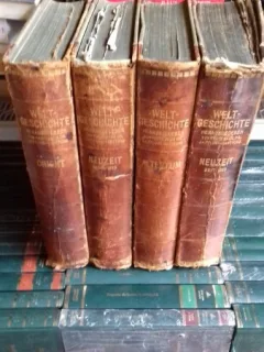 WELT GESCHICHTE - Prof. Pflück Harttung   4 VOLUME    Ullstein & Co. - Published 1907 - 1910