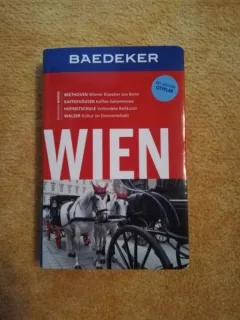 WIEN - BAEDEKER  (TEXT IN LIMBA GERMANA)
