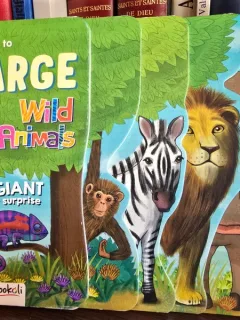 Wild animals. Little to large (Animale salbatice. De la mici la mari - carte in limba engleza)