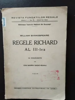 William Shakespeare - Regele Richard al III-lea