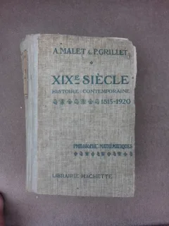 XIX SIECLE. HISTOIRE CONTEMPORAINE 1815-1920 - A. MALET