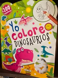 Yo colore dinosaurios (Colorez dinozaurii - carte in limba spaniola)