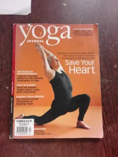 YOGA JOURNAL, SAVE YOUR HEART  (TEXT IN LIMBA ENGLEZA)