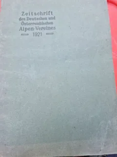 Zeitschrift des Deutschen und Ost. Alpen-Vereines 1921